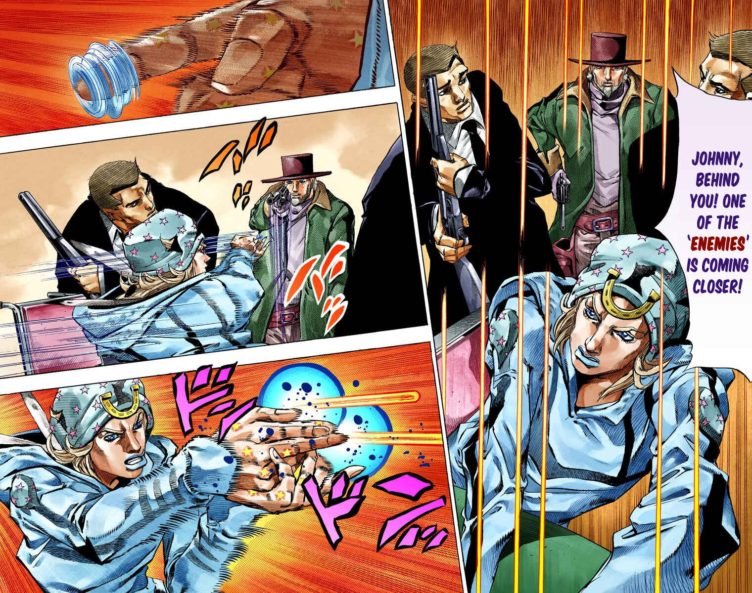 JoJo no Kimyou na Bouken: Part 7 - Steel Ball Run Color-ban Chapter 46 - Page 48
