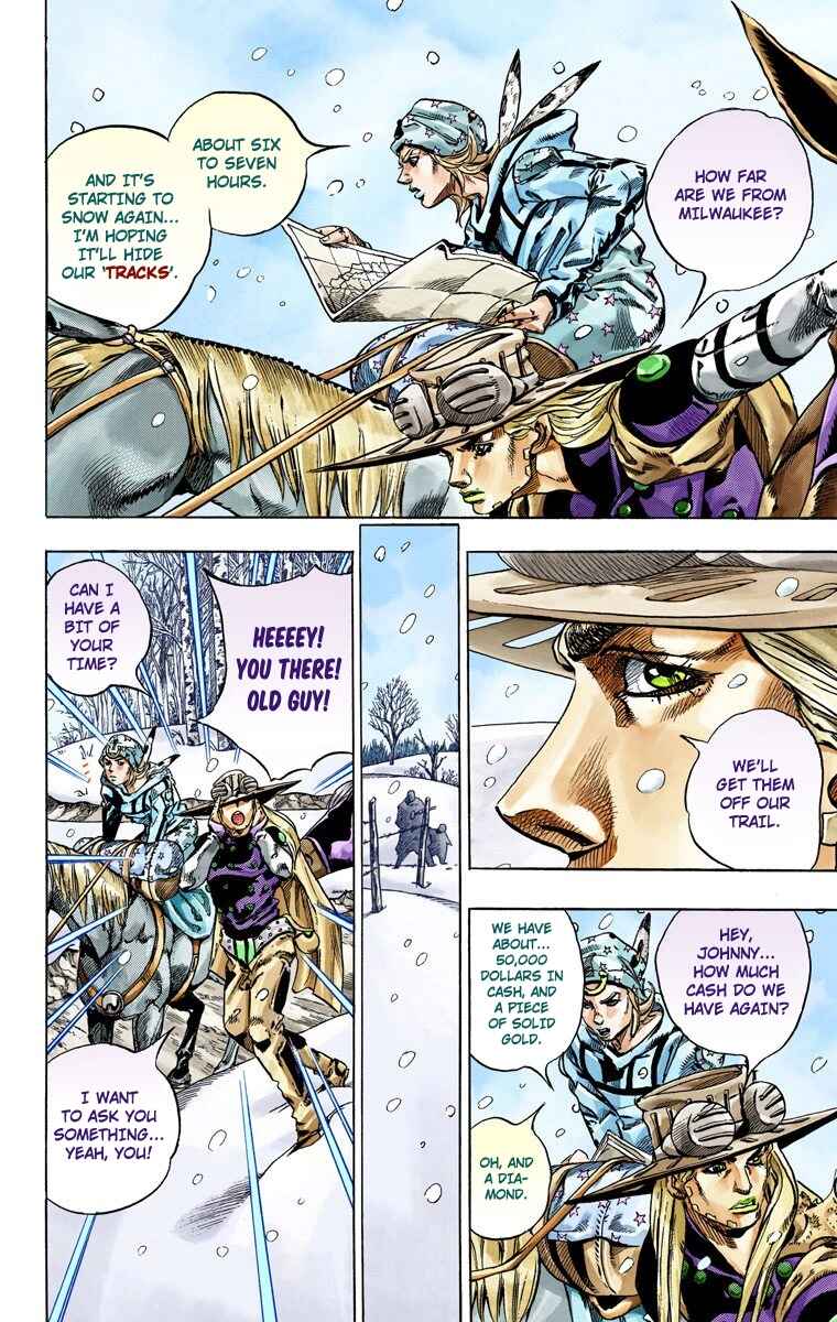 JoJo no Kimyou na Bouken: Part 7 - Steel Ball Run Color-ban Chapter 46 - Page 5