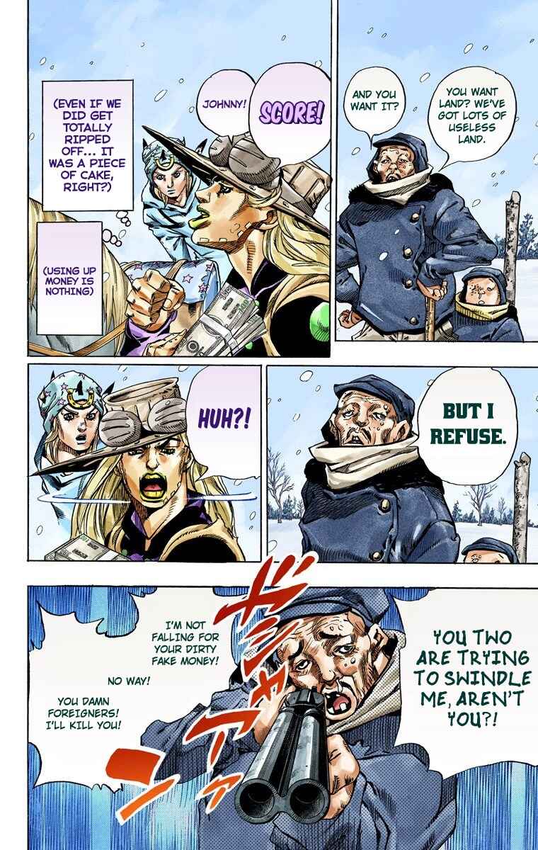 JoJo no Kimyou na Bouken: Part 7 - Steel Ball Run Color-ban Chapter 46 - Page 7