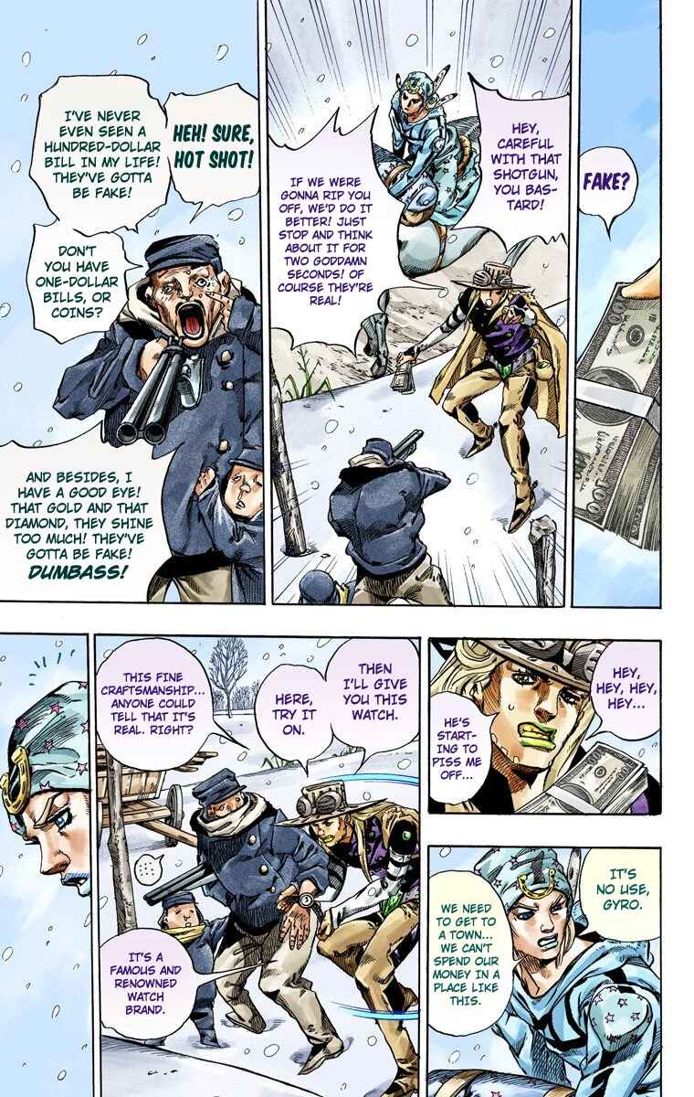 JoJo no Kimyou na Bouken: Part 7 - Steel Ball Run Color-ban Chapter 46 - Page 8