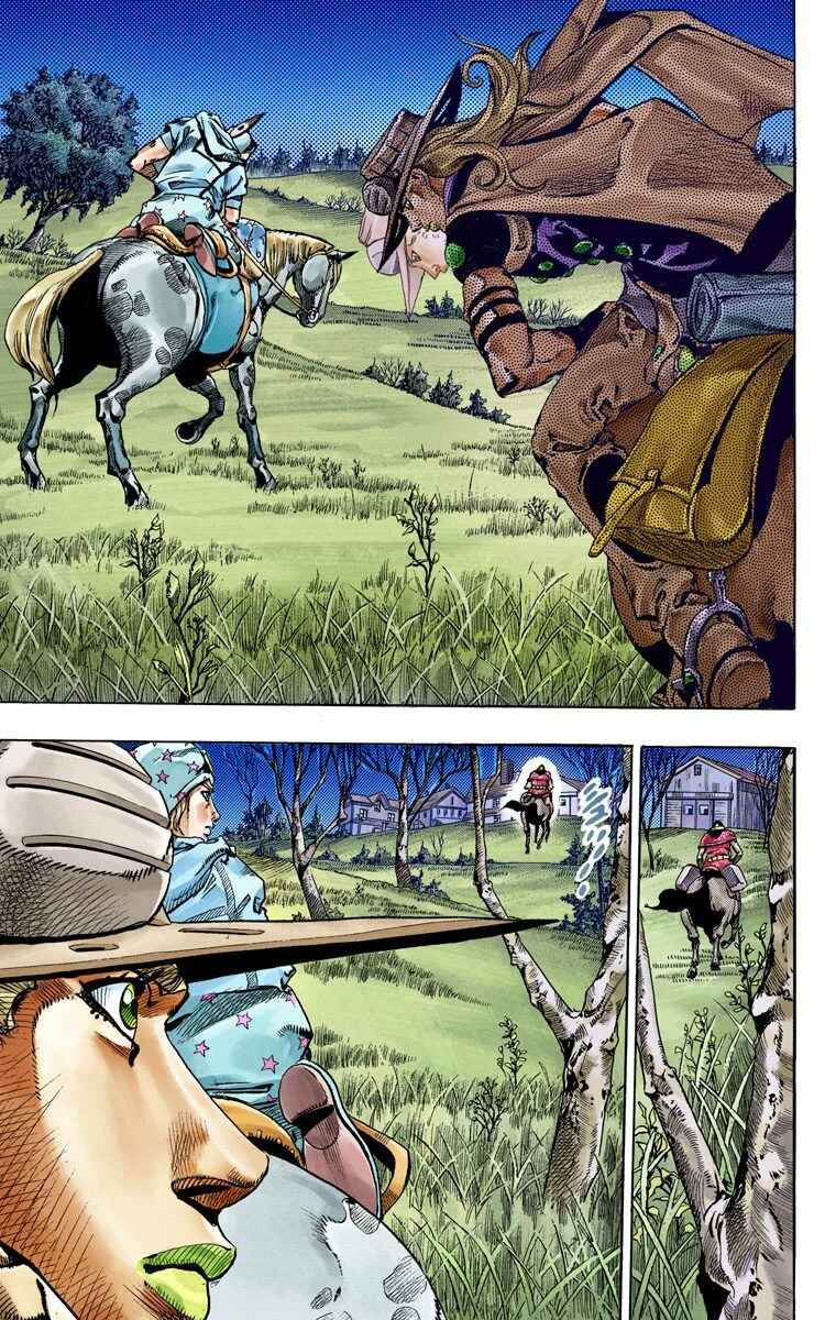 JoJo no Kimyou na Bouken: Part 7 - Steel Ball Run Color-ban Chapter 56 - Page 13
