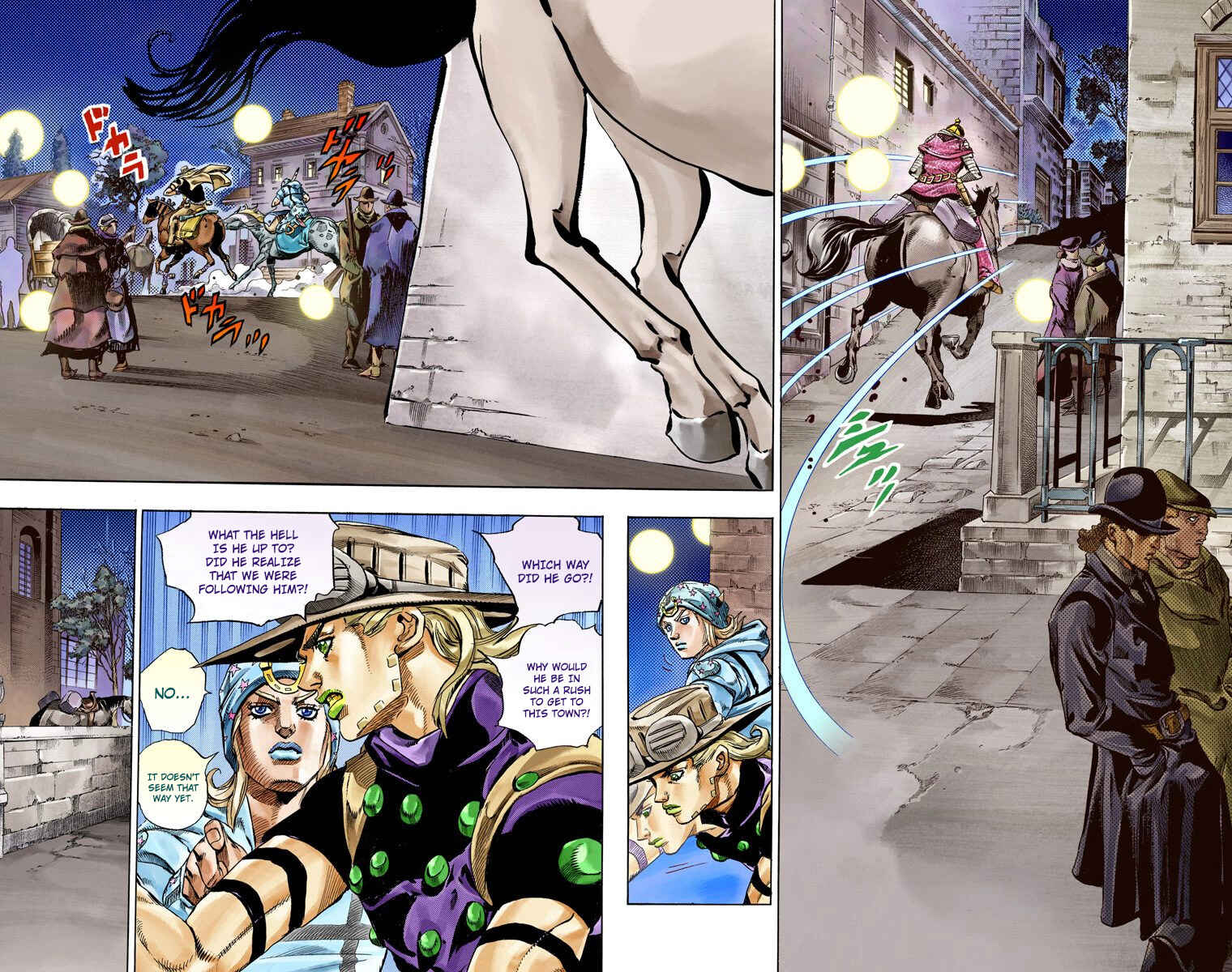 JoJo no Kimyou na Bouken: Part 7 - Steel Ball Run Color-ban Chapter 56 - Page 14