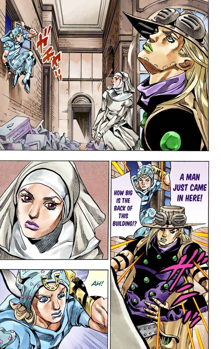 JoJo no Kimyou na Bouken: Part 7 - Steel Ball Run Color-ban Chapter 56 - Page 18