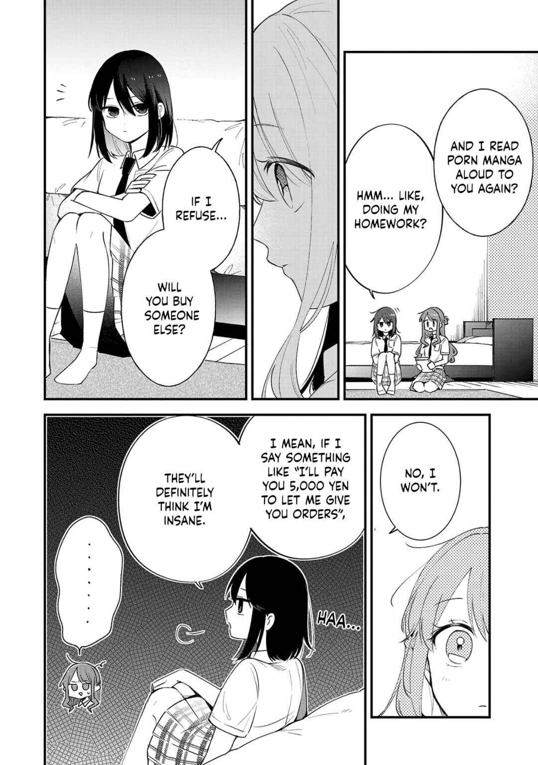 Shuu ni Ichido Classmate wo Kau Hanashi: Futari no Jikan, Iiwake no 5000-en Chapter 3.1 - Page 12