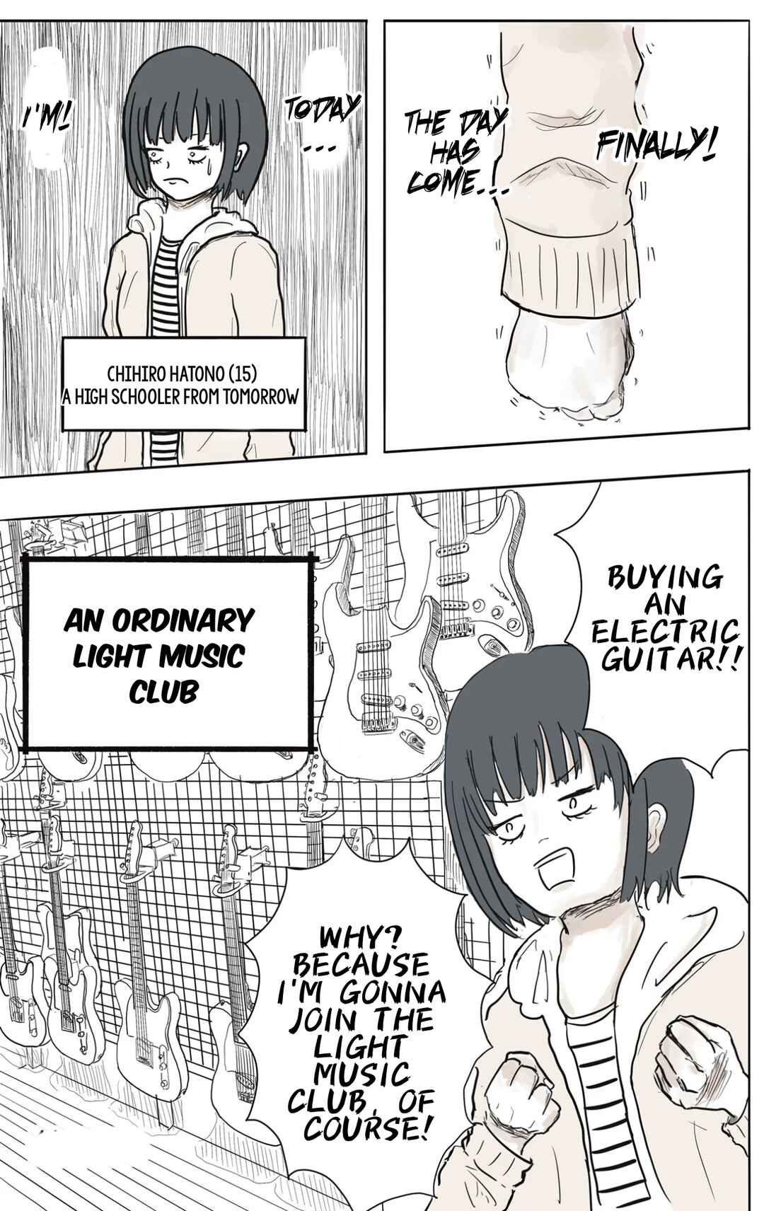 Futsuu no Keionbu (Pre-Serialization) Chapter 1 - Page 1