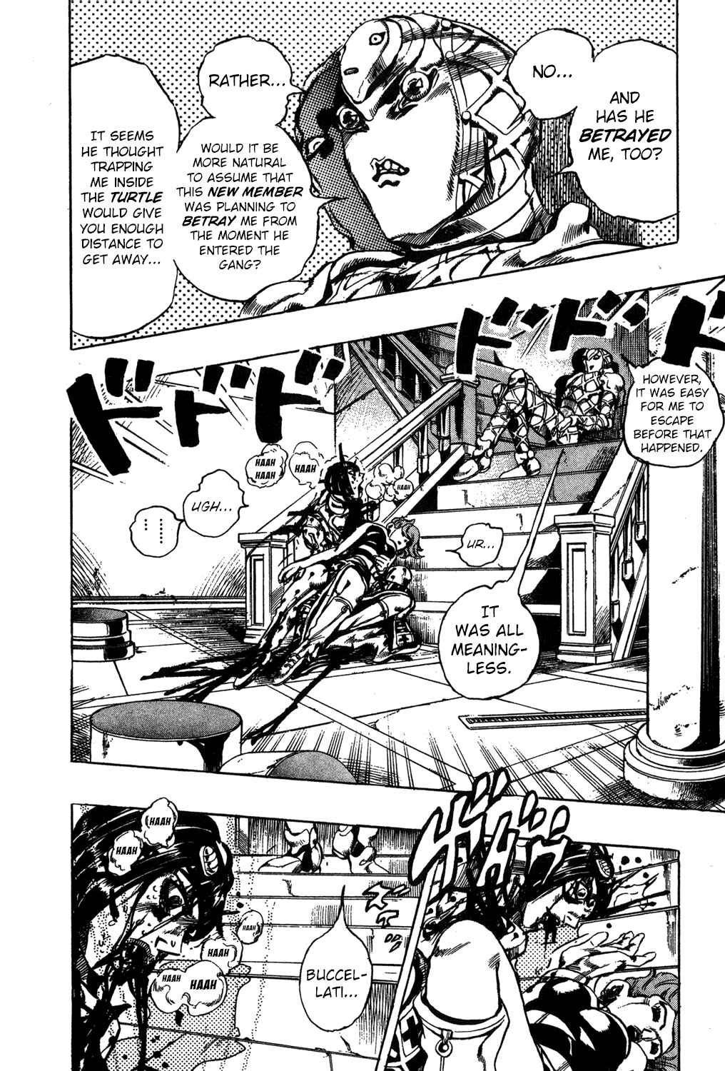 JoJo no Kimyou na Bouken: Part 5 - Ougon no Kaze Chapter 82 - Page 8