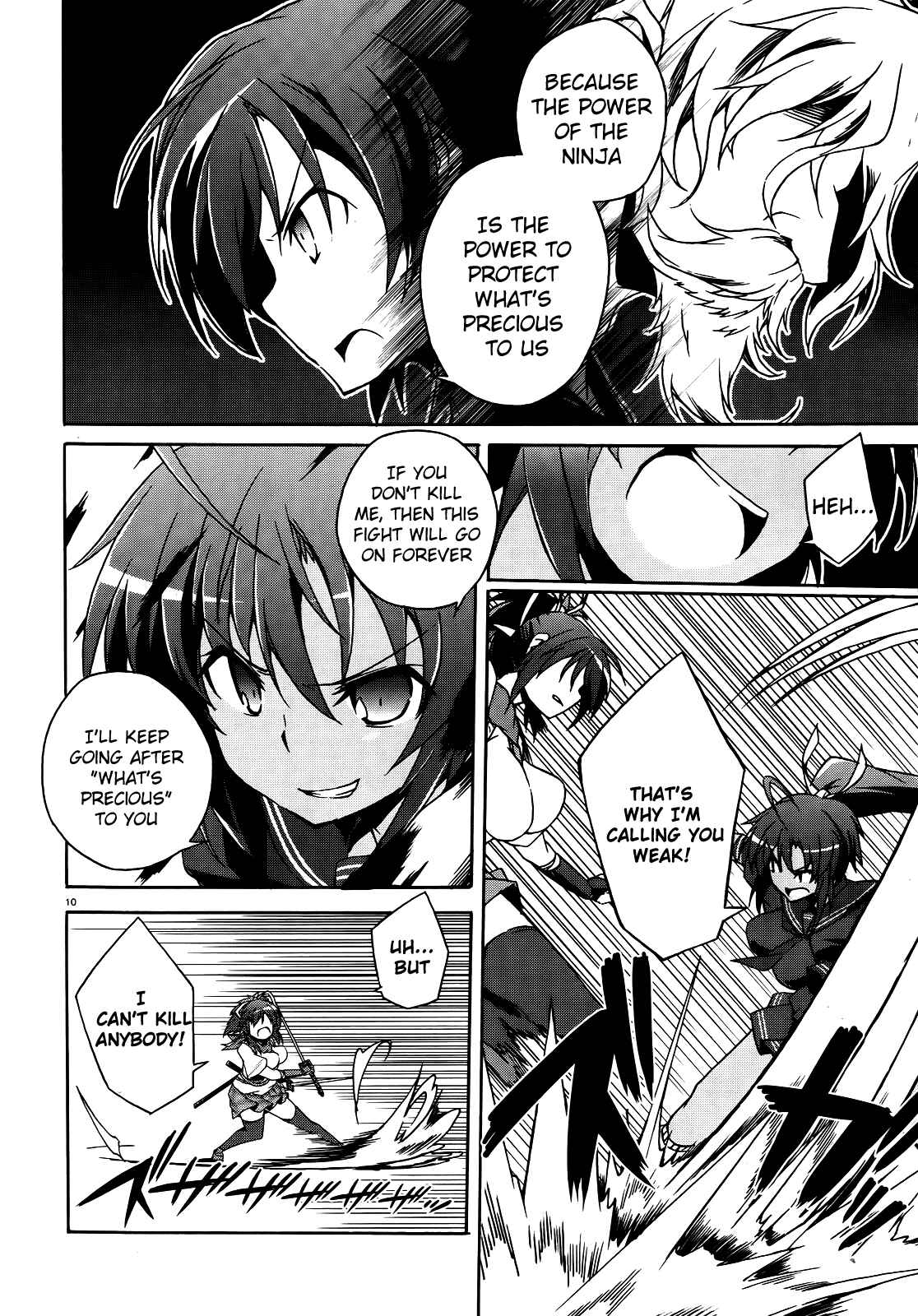 Senran Kagura - Shoujotachi no Shinei Chapter 10 - Page 10