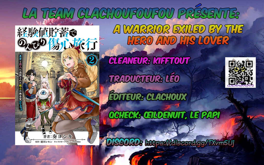 Keikenchi Chochiku de Nonbiri Shoushin Ryokou ~Yuusha to Koibito ni Tsuihou Sareta Senshi no Mujikaku Zamaa~ Chapter 22 - Page 1