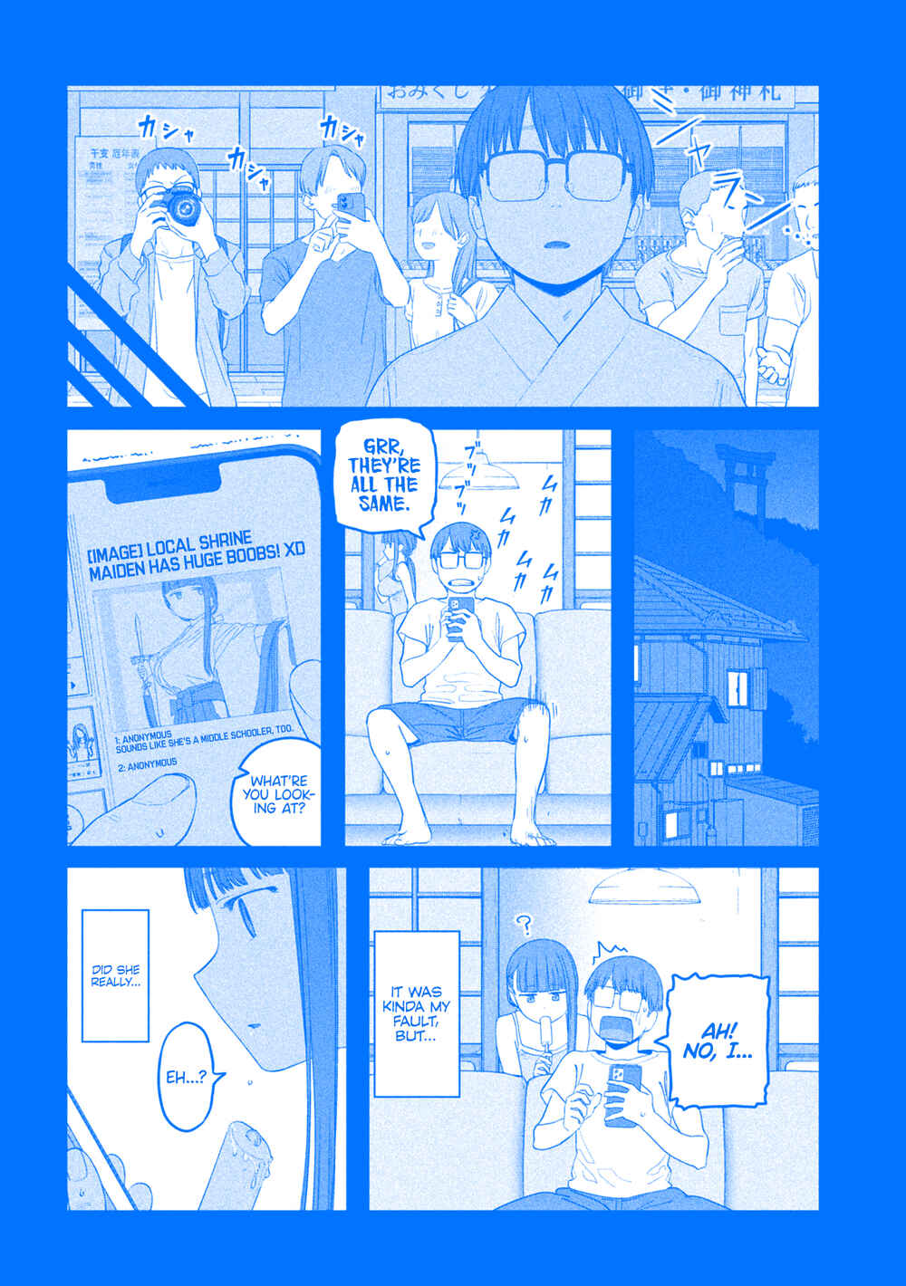Getsuyoubi no Tawawa (Blue) (Fan Colored) Chapter 53 - Page 12