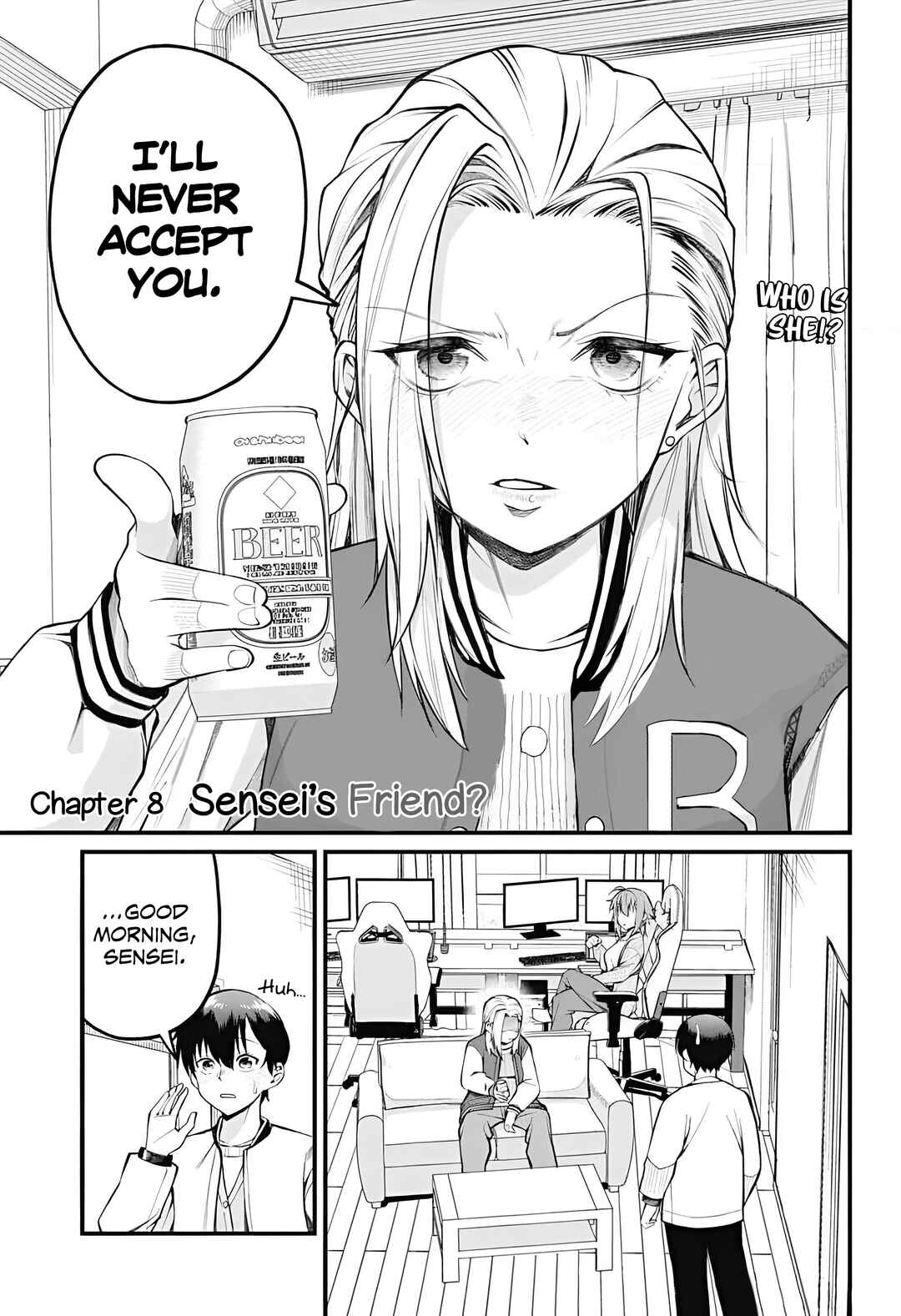 Akanabe-sensei wa Tereshirazu Chapter 8 - Page 1