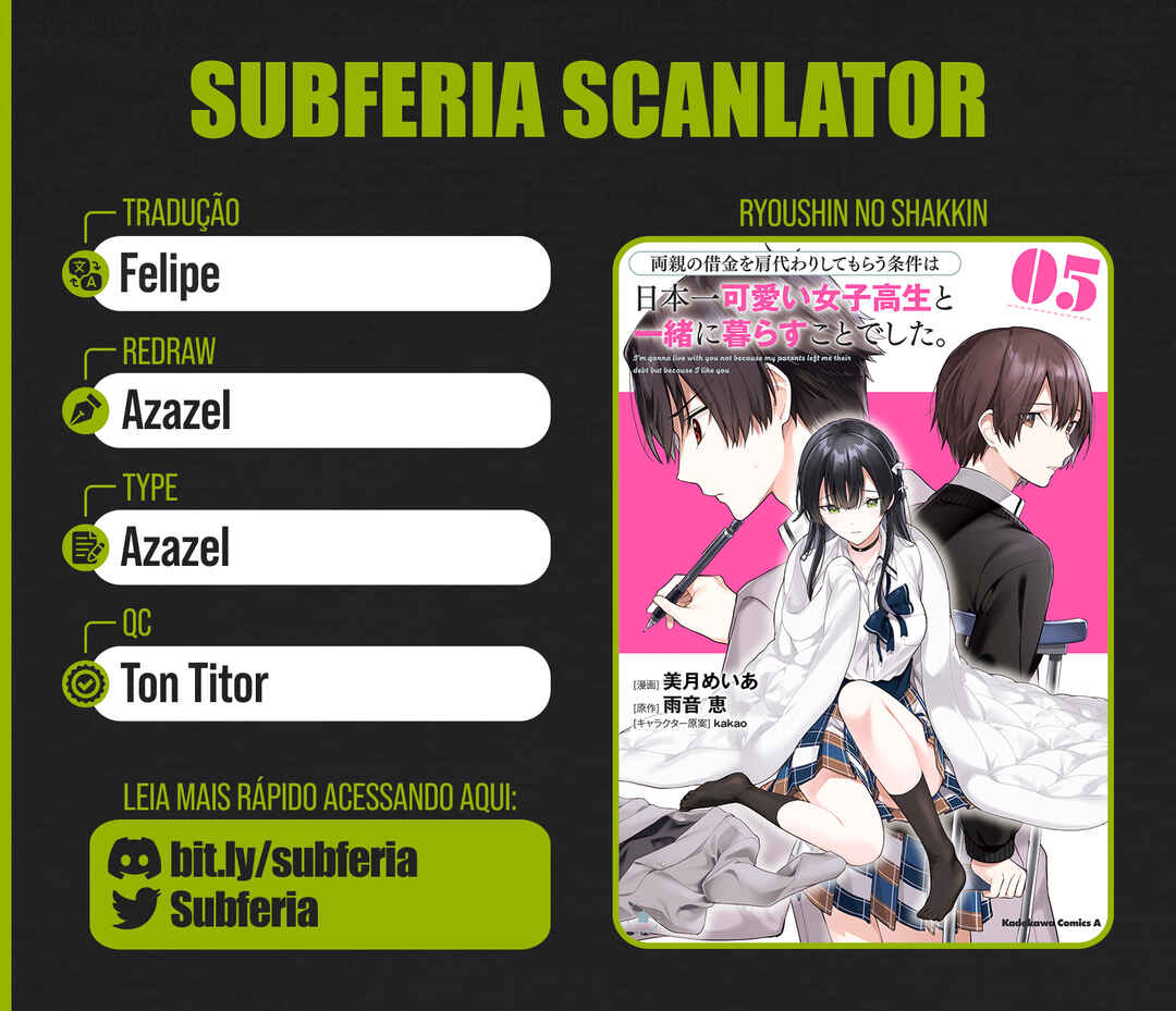 Ryoushin no Shakkin wo Katagawari Shite Morau Jouken wa Nihon Ichi Kawaii Joshikousei to Issho ni Kurasu Koto deshita. Chapter 36 - Page 1