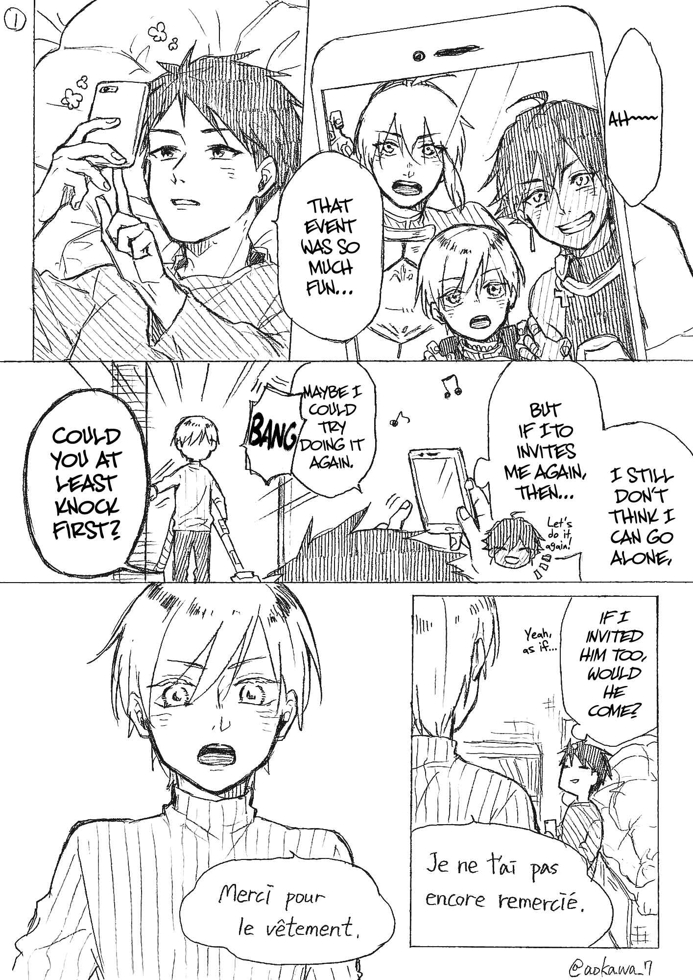 Josou Cosplayer ni Otouto ga Dekiru Manga Chapter 3.2 - Page 1
