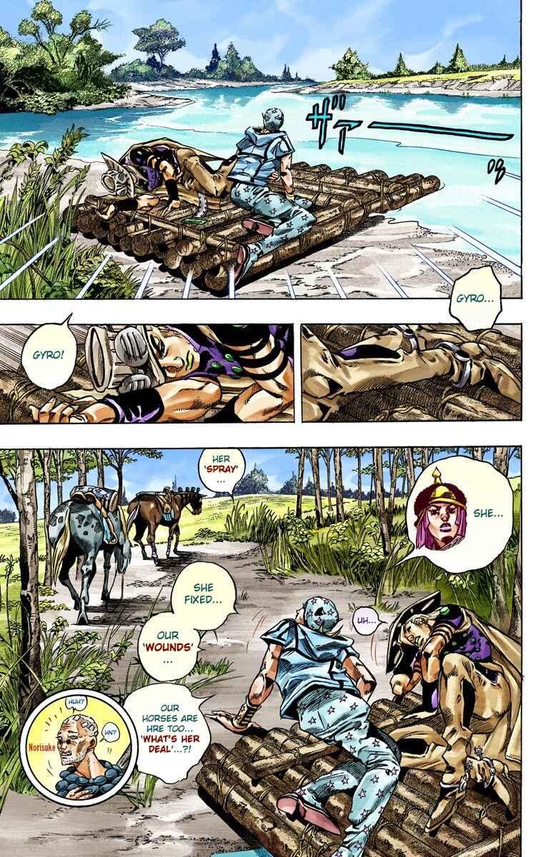 JoJo no Kimyou na Bouken: Part 7 - Steel Ball Run Color-ban Chapter 44 - Page 50
