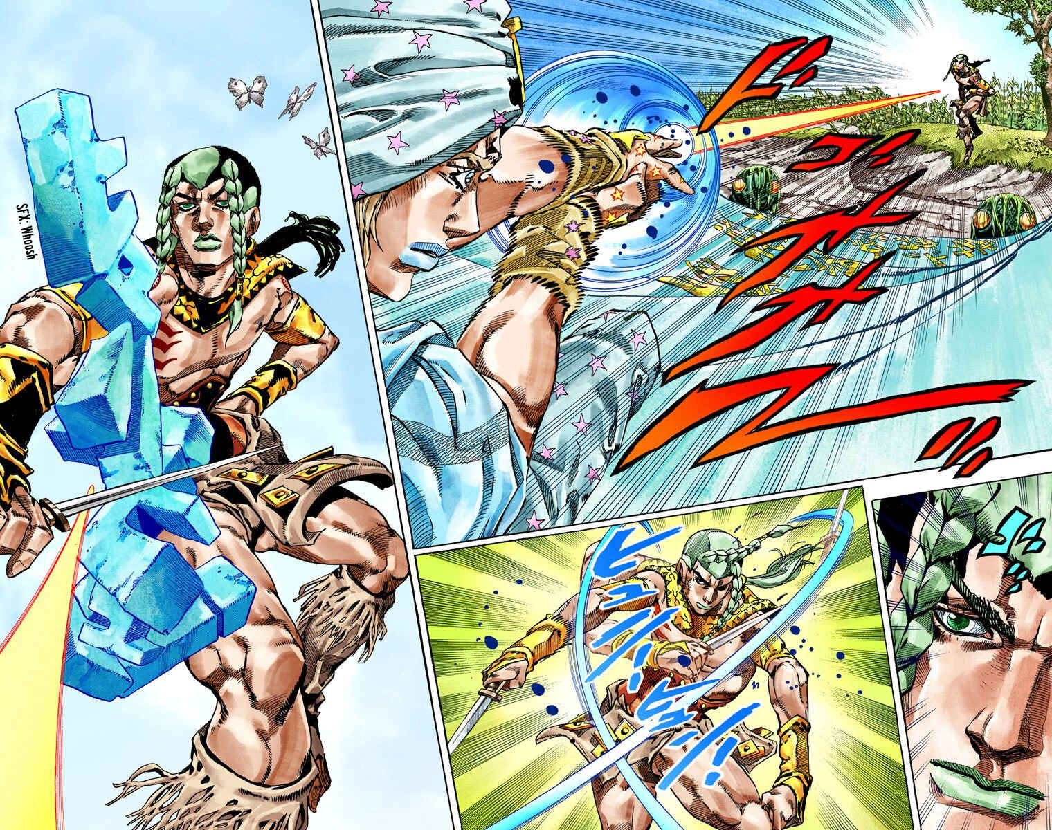 JoJo no Kimyou na Bouken: Part 7 - Steel Ball Run Color-ban Chapter 44 - Page 8