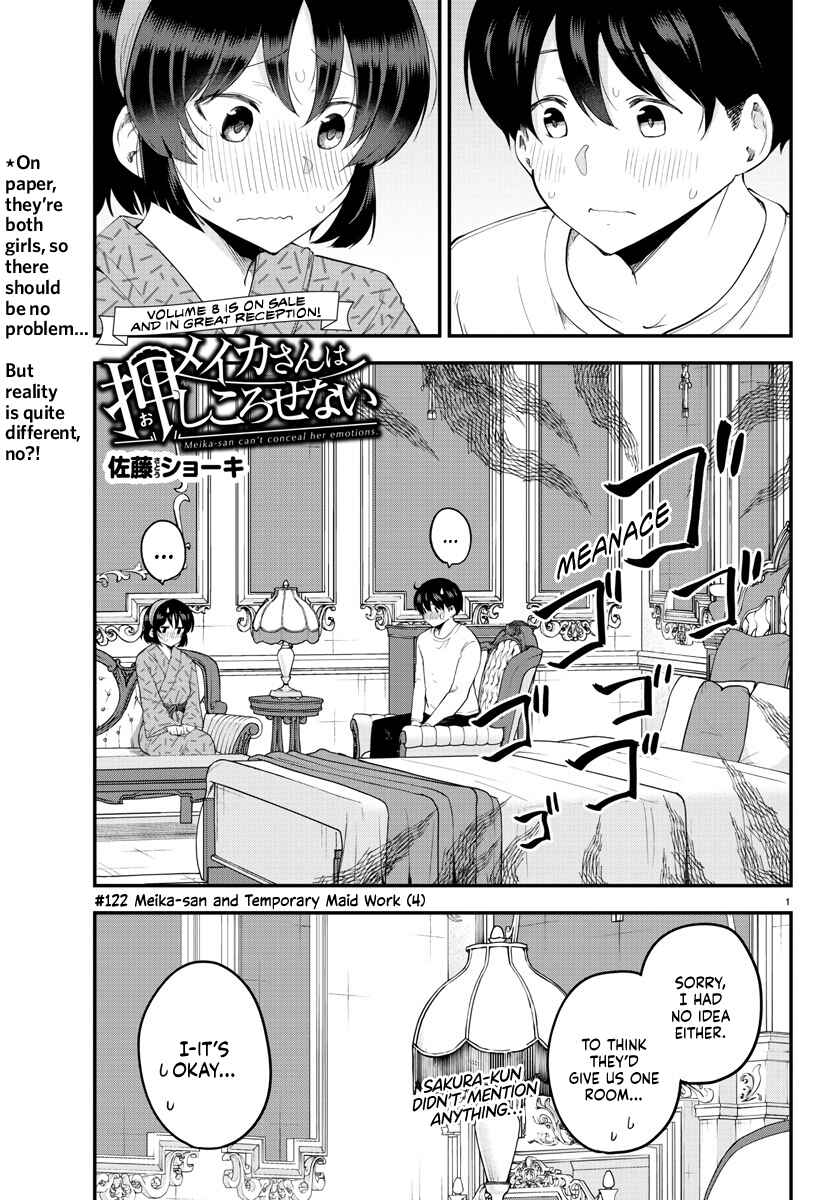 Meika-san wa Oshikorosenai Chapter 122 - Page 1