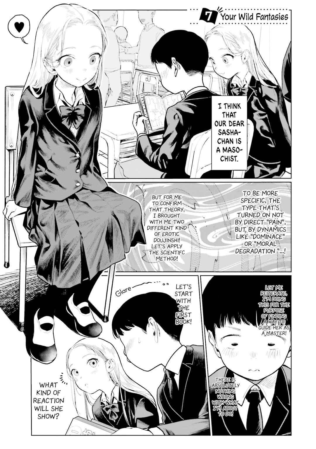 Sasha-chan to Classmate Otaku-kun Chapter 7 - Page 1