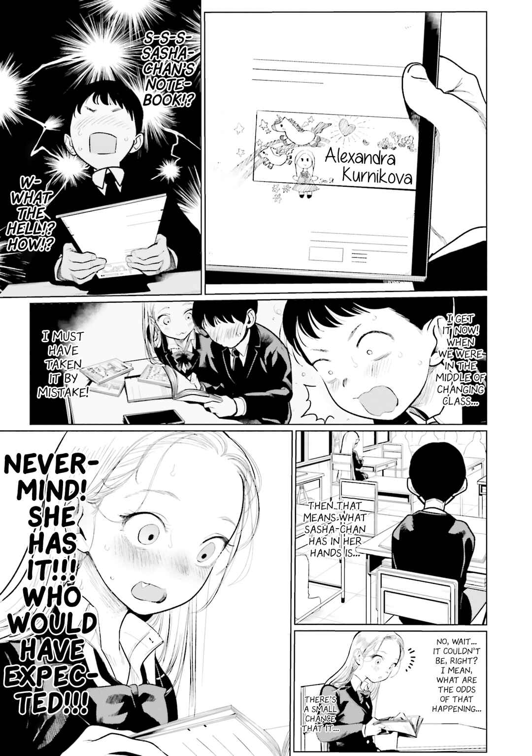 Sasha-chan to Classmate Otaku-kun Chapter 7 - Page 3