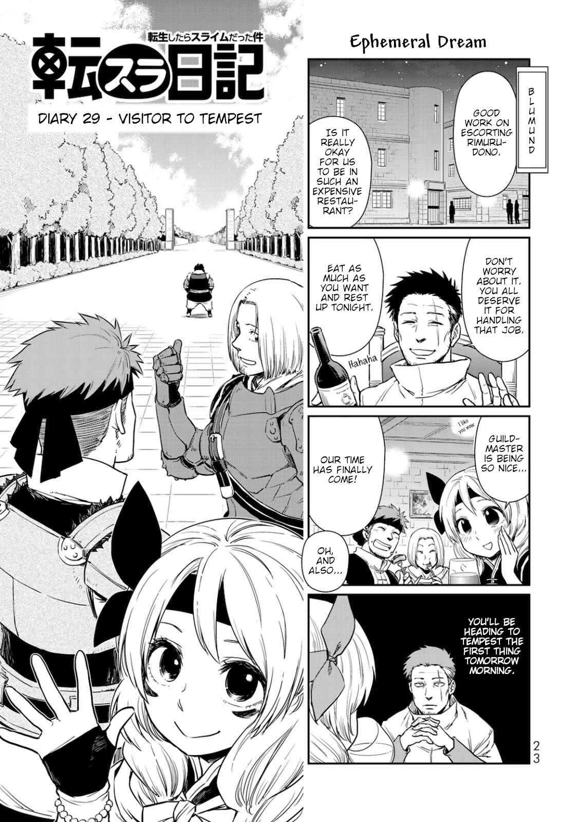 Tensura Nikki: Tensei Shitara Slime Datta Ken Chapter 29 - Page 1