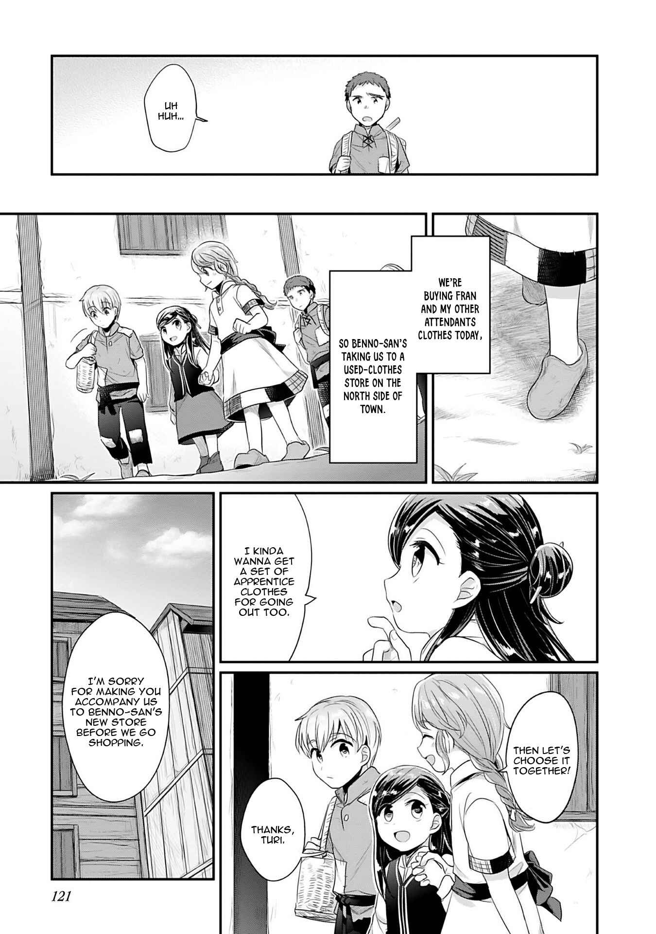 Honzuki no Gekokujou: Shisho ni Naru tame ni wa Shudan o Erandeiraremasen—Dai-2 Bu: Hon no Tamenara Miko ni Naru! Chapter 3 - Page 27