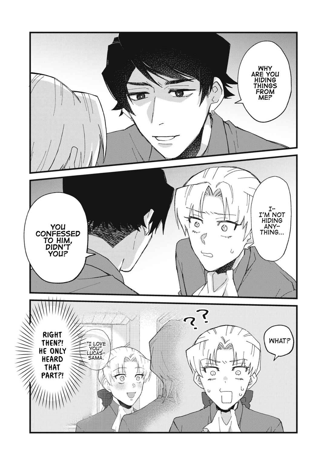 Aishite Hoshi no wa Ore Janai no ni! ~BL Game no Akuyaku Reisoku ni Tenseishita no ni Kirawarenakute Komattemasu~ Chapter 6 - Page 10