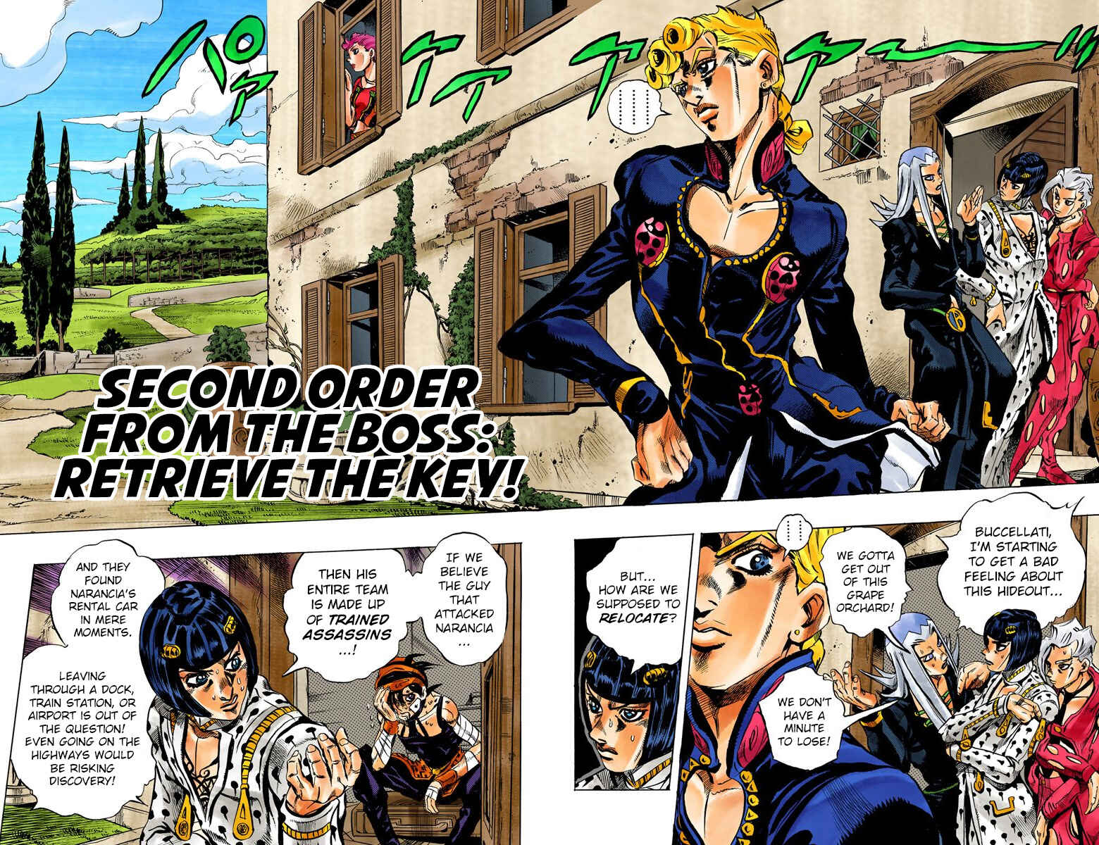 JoJo no Kimyou na Bouken: Part 5 - Ougon no Kaze Color-ban Chapter 39 - Page 3