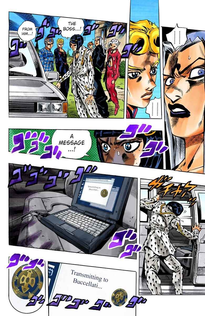 JoJo no Kimyou na Bouken: Part 5 - Ougon no Kaze Color-ban Chapter 39 - Page 6
