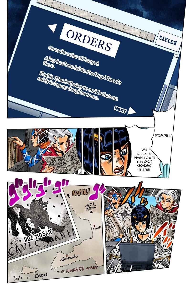 JoJo no Kimyou na Bouken: Part 5 - Ougon no Kaze Color-ban Chapter 39 - Page 8