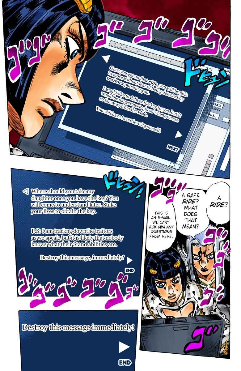 JoJo no Kimyou na Bouken: Part 5 - Ougon no Kaze Color-ban Chapter 39 - Page 9