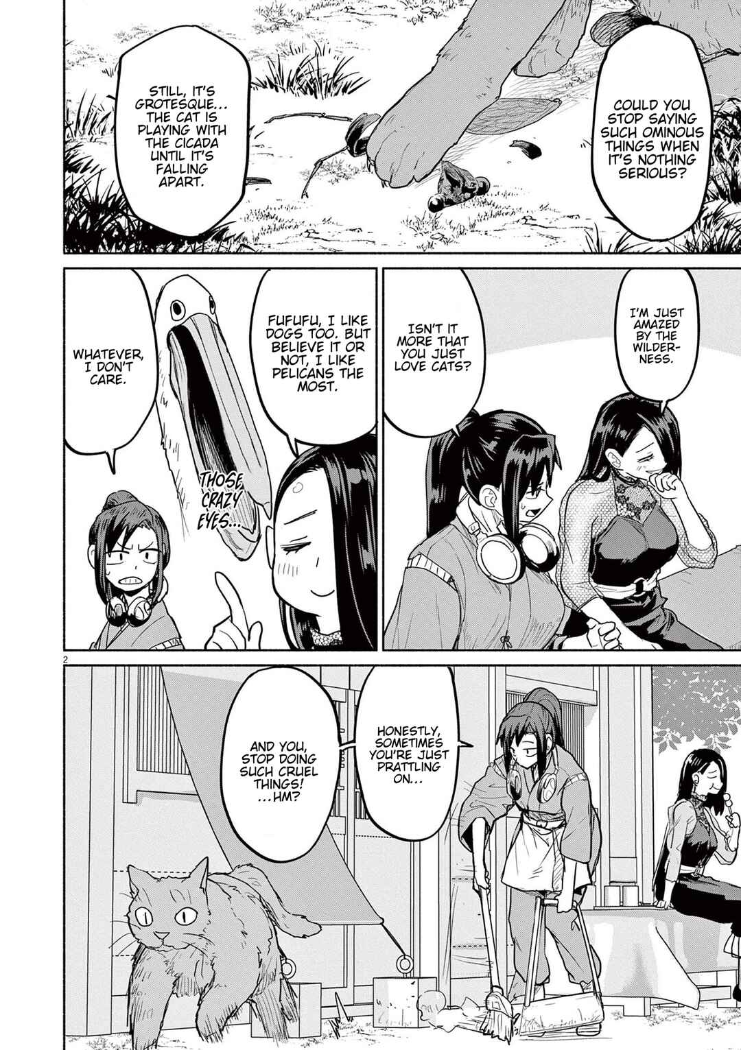 Kaii to Otome to Kamikakushi Chapter 70 - Page 2