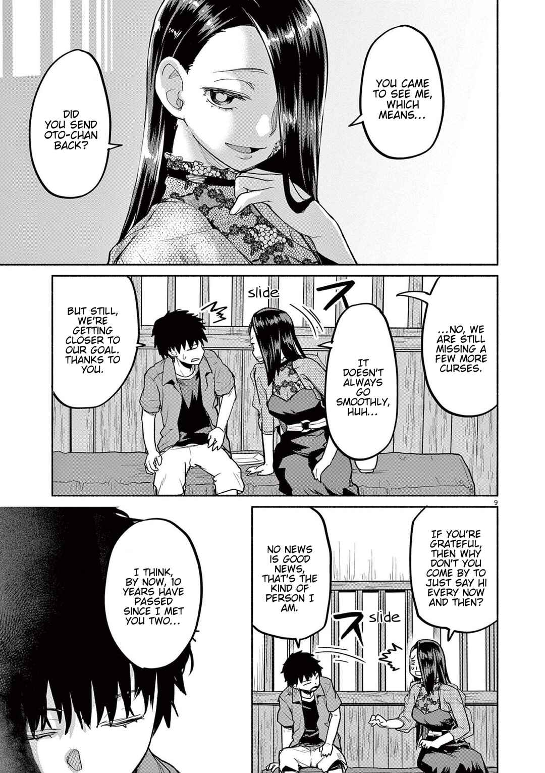Kaii to Otome to Kamikakushi Chapter 70 - Page 9