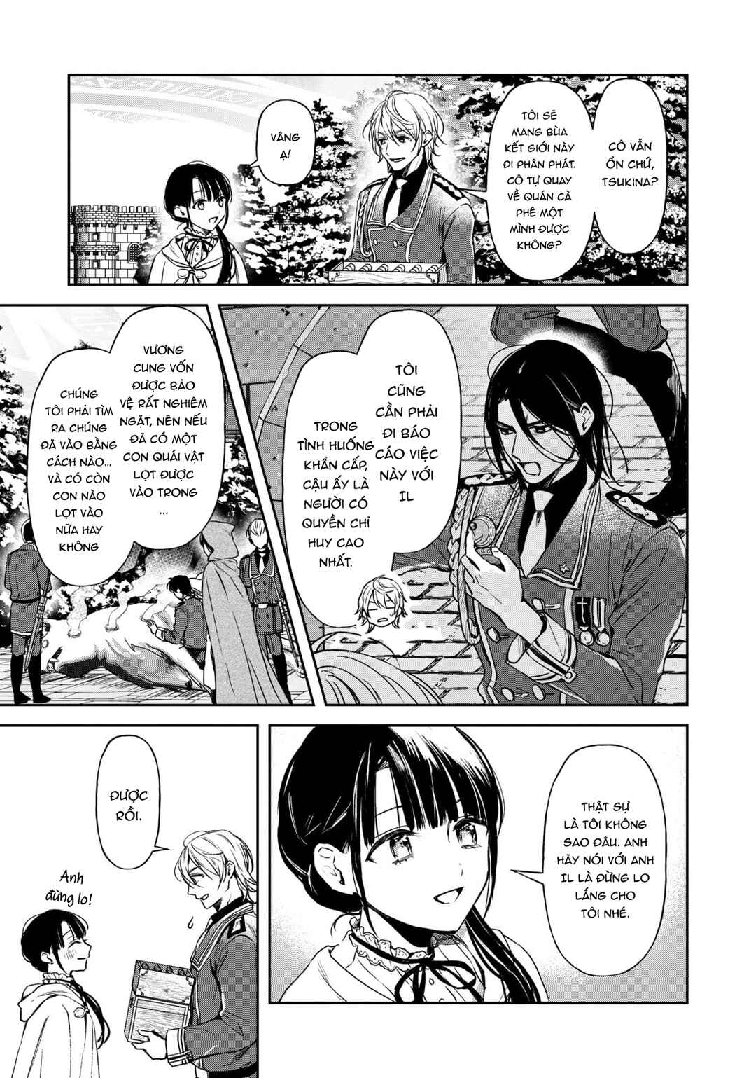 Isekai ni Kyuuseishu to shite Yobaremashita ga, Around 30 ni wa Muri na no de, hissori Book Café Hajimemashita Chapter 15 - Page 14