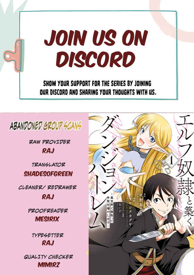 Elf Dorei to Kizuku Dungeon Harem - Isekai de Netotte Nakama o Fuyashimasu Chapter 5 - Page 1
