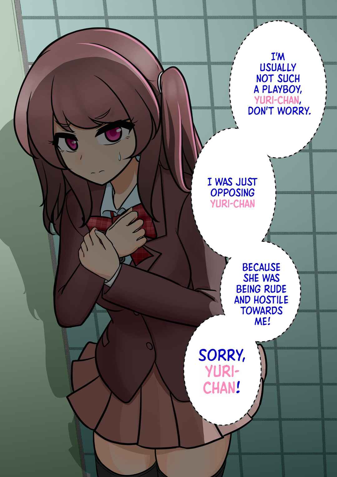 Danjo-hi 1:39 no Heikou Sekai wa Omoi no Hoka Futsuu (Fan Colored) Chapter 118 - Page 3