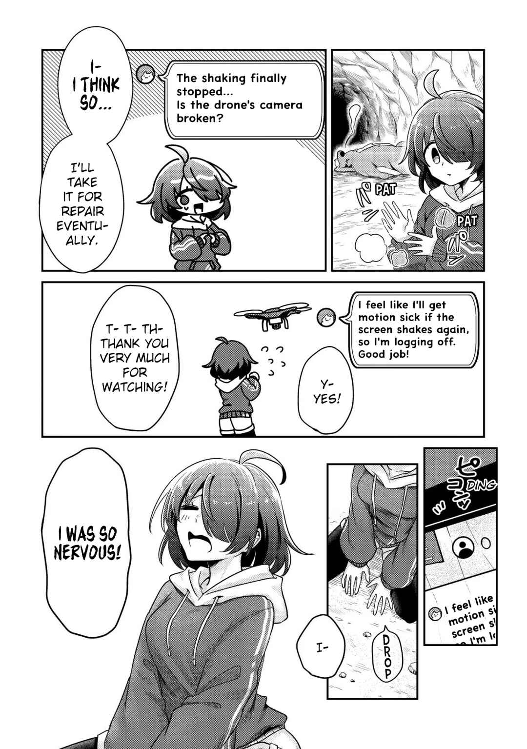 [Hihou] Komyuryoku 0 Otaku Shoujo, Dragon wo One Punch de Shizumete Yuumei Haishinsha wo Tasuketara Fuhon'i Buzz ga Tomaranai Chapter 1 - Page 15