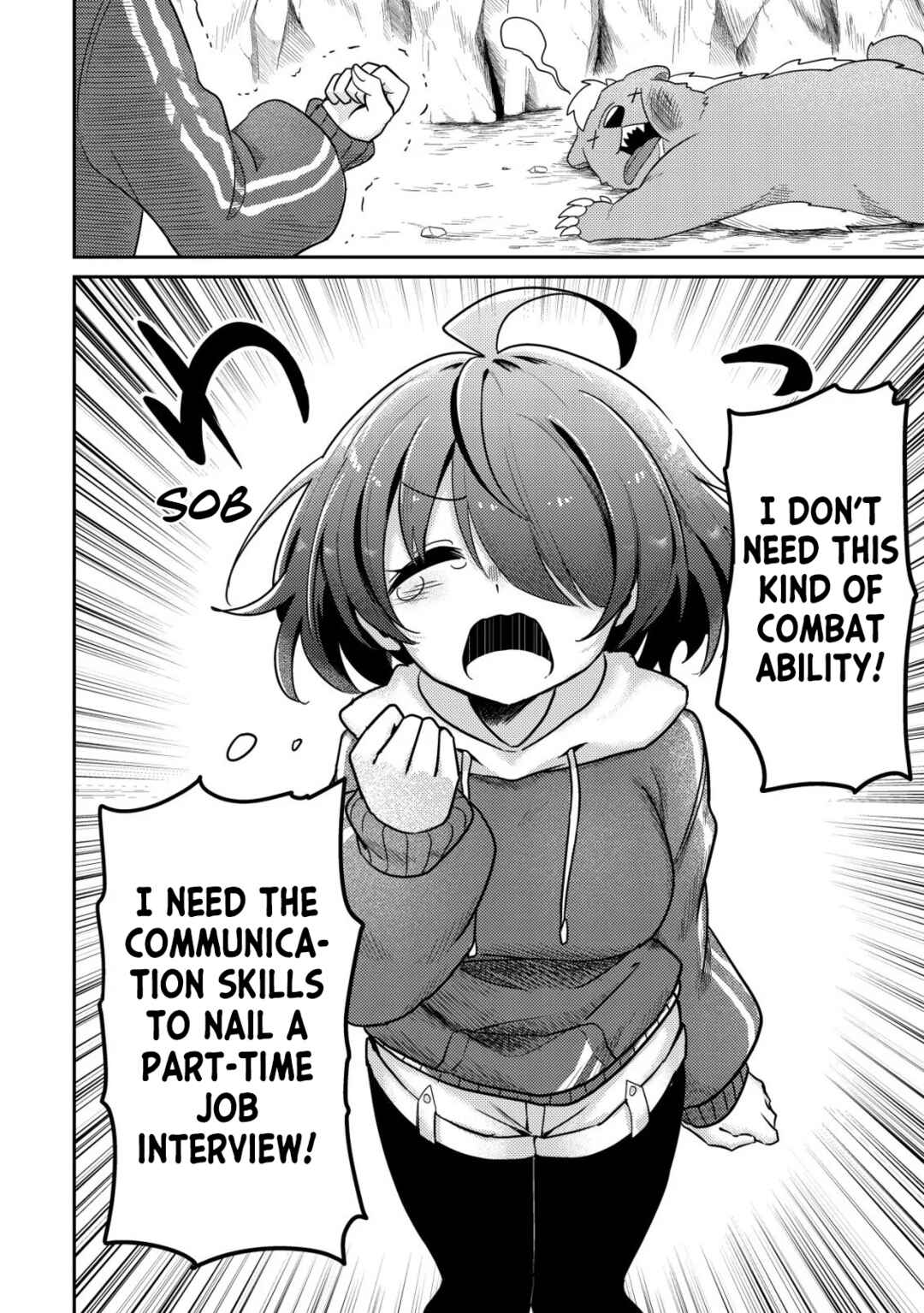 [Hihou] Komyuryoku 0 Otaku Shoujo, Dragon wo One Punch de Shizumete Yuumei Haishinsha wo Tasuketara Fuhon'i Buzz ga Tomaranai Chapter 1 - Page 19