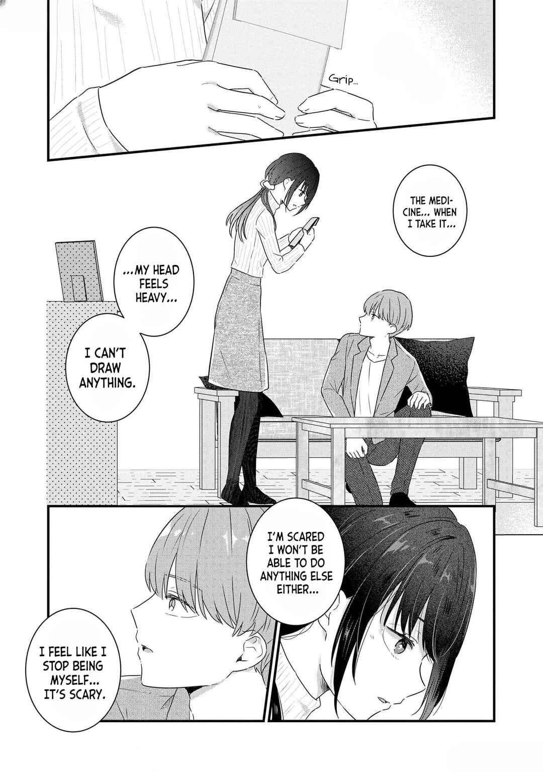 Watashi no Kaku Sekai wa Kowareteiru. Chapter 4 - Page 9