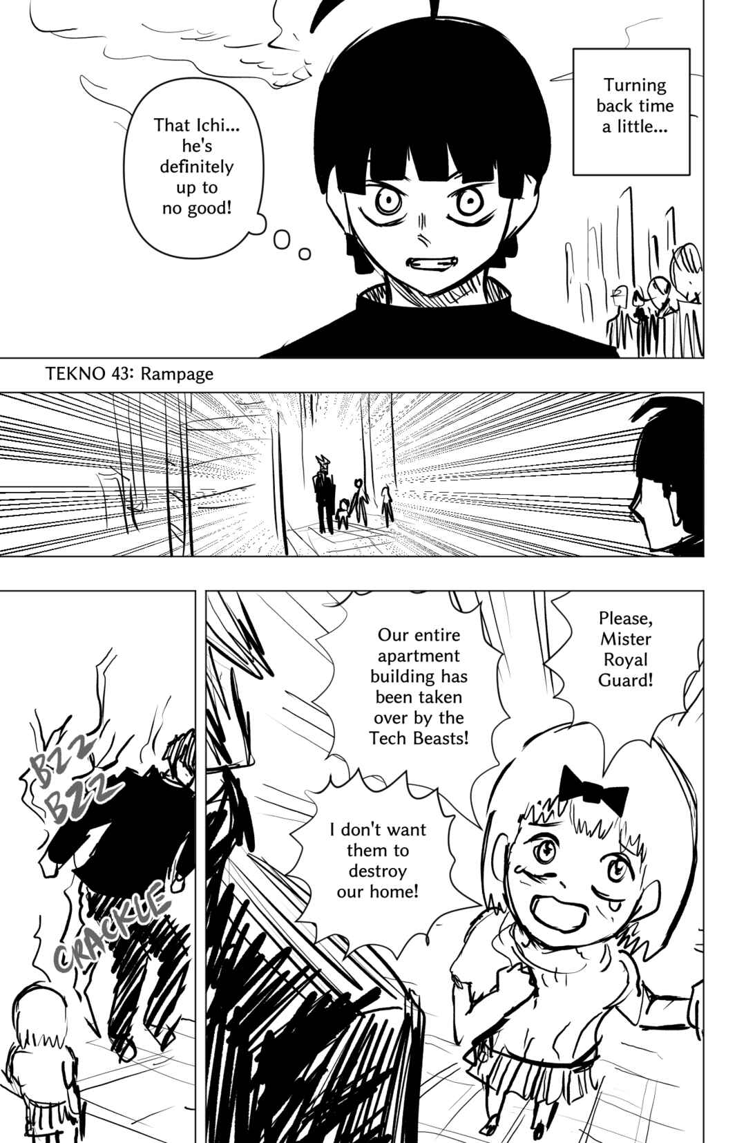 TEKNO: Sci-Fi Shonen Manga! Chapter 43 - Page 1