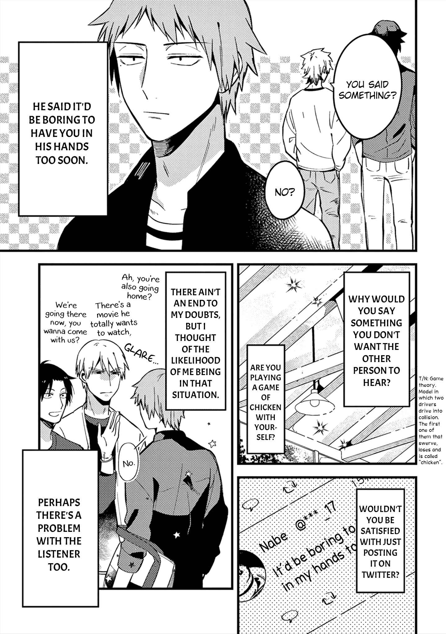 Zettai BL ni Naru Sekai vs. Zettai BL ni Naritakunai Otoko Chapter 5 - Page 4