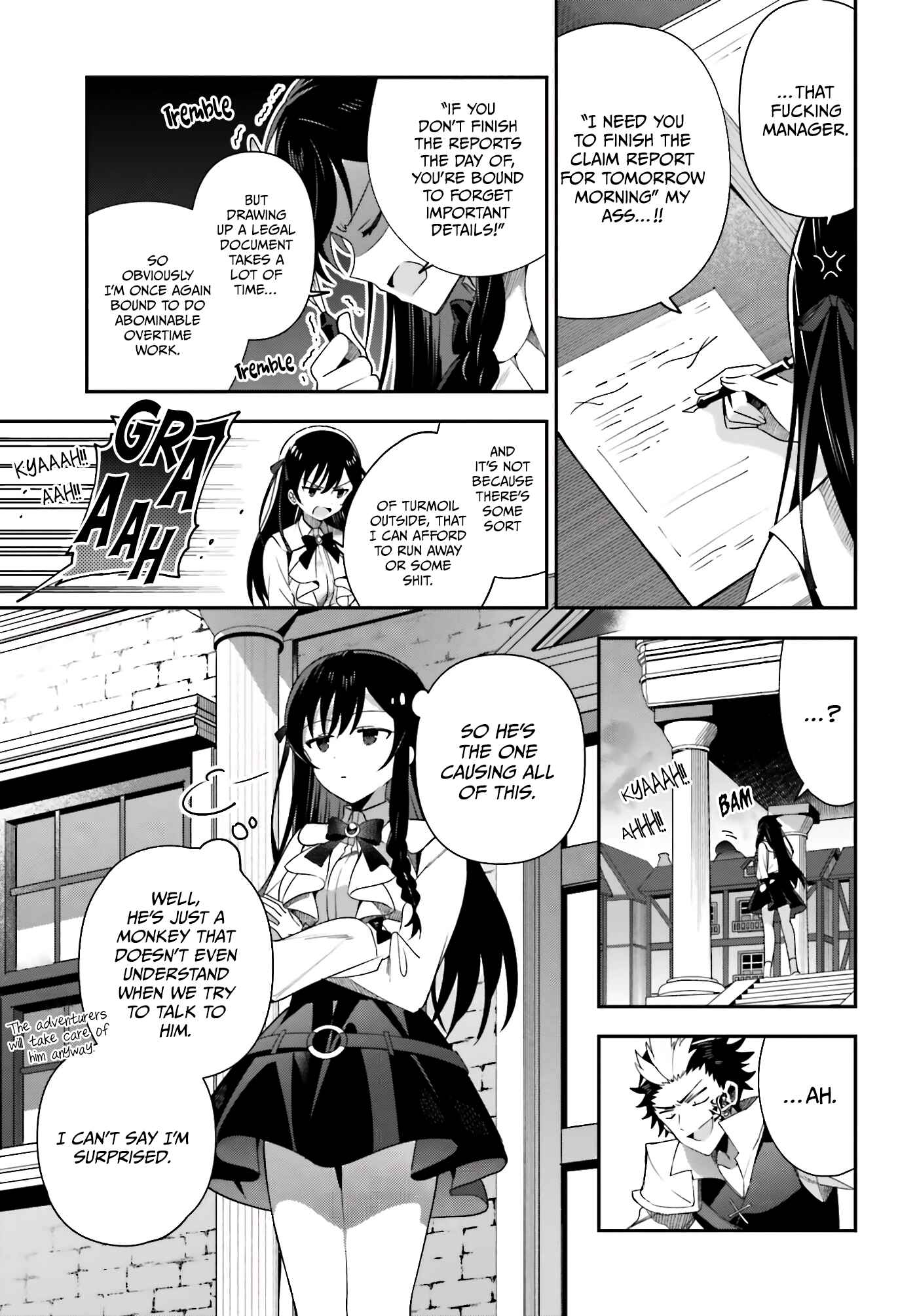 Guild no Uketsukejou Desu ga, Zangyou wa Iya Nanode Boss wo Solo Toubatsu Shiyou to Omoimasu Chapter 5 - Page 17