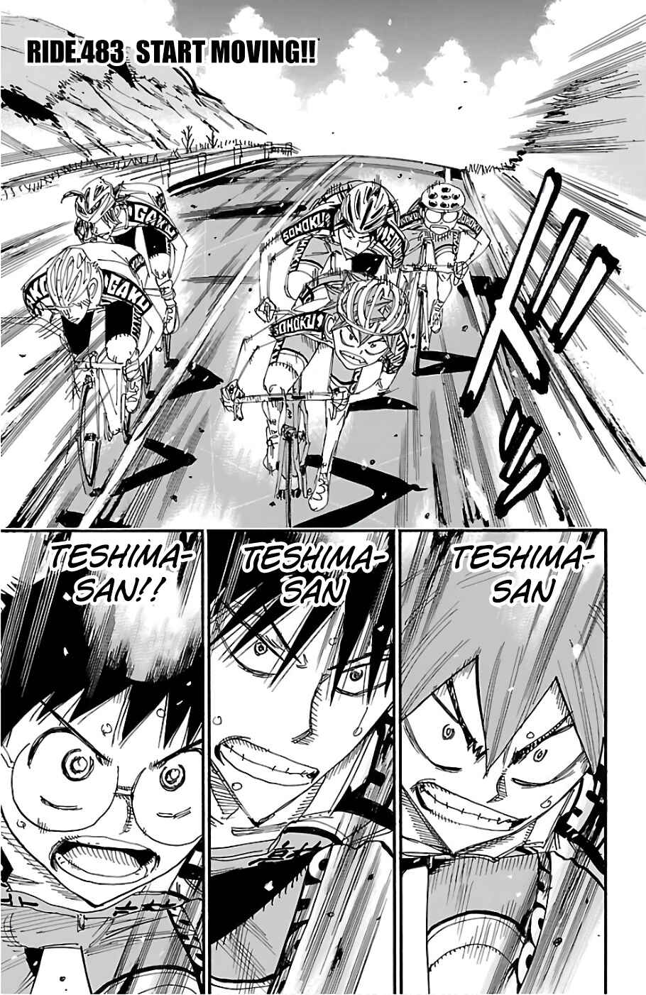 Yowamushi Pedal Chapter 483 - Page 1