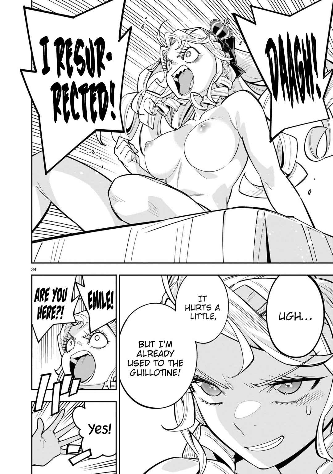 Shinimodori Oujo wa Ikinobiru tame ni Yuri Harem o Tsukuru koto ni shita Chapter 11 - Page 34