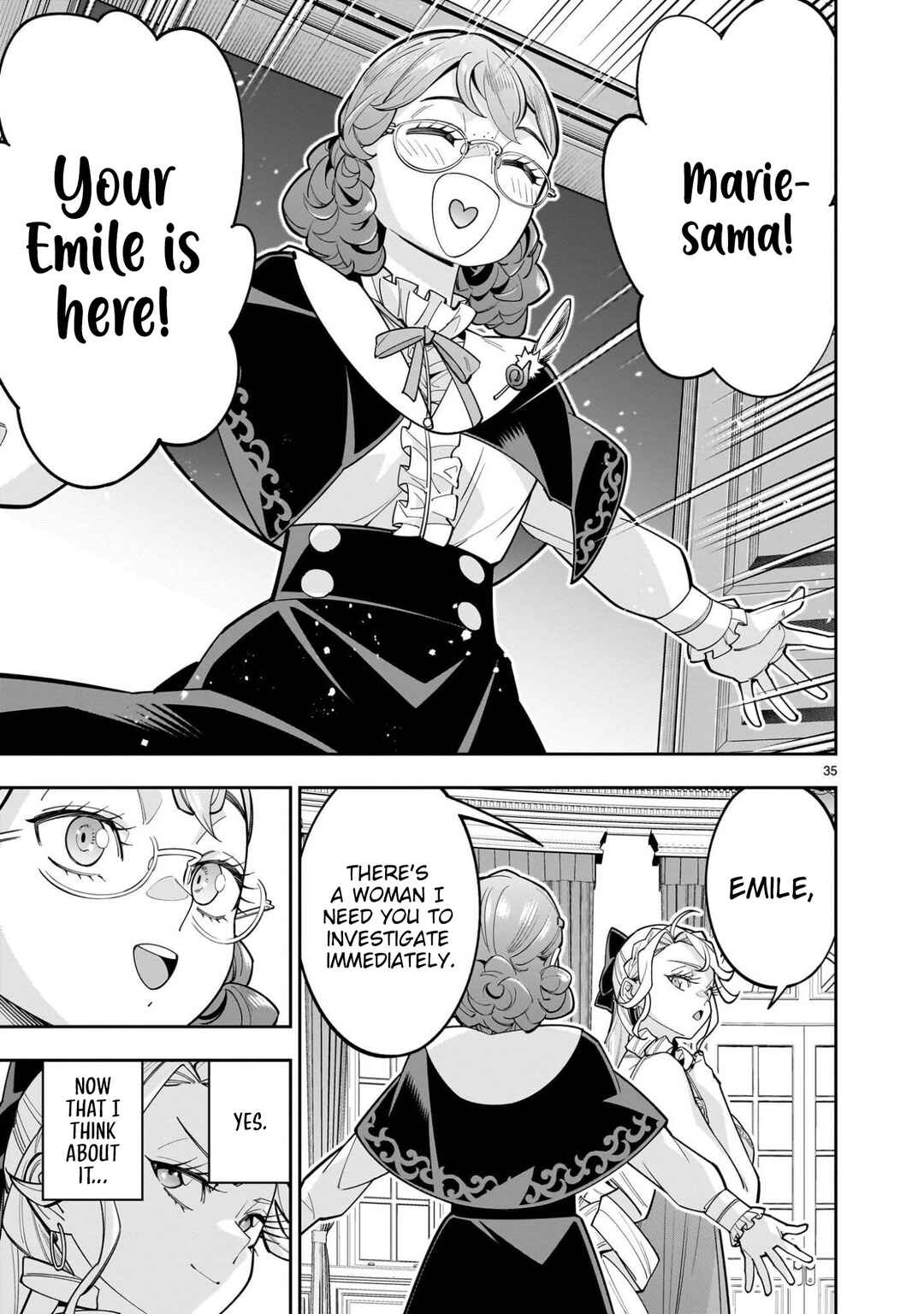 Shinimodori Oujo wa Ikinobiru tame ni Yuri Harem o Tsukuru koto ni shita Chapter 11 - Page 35