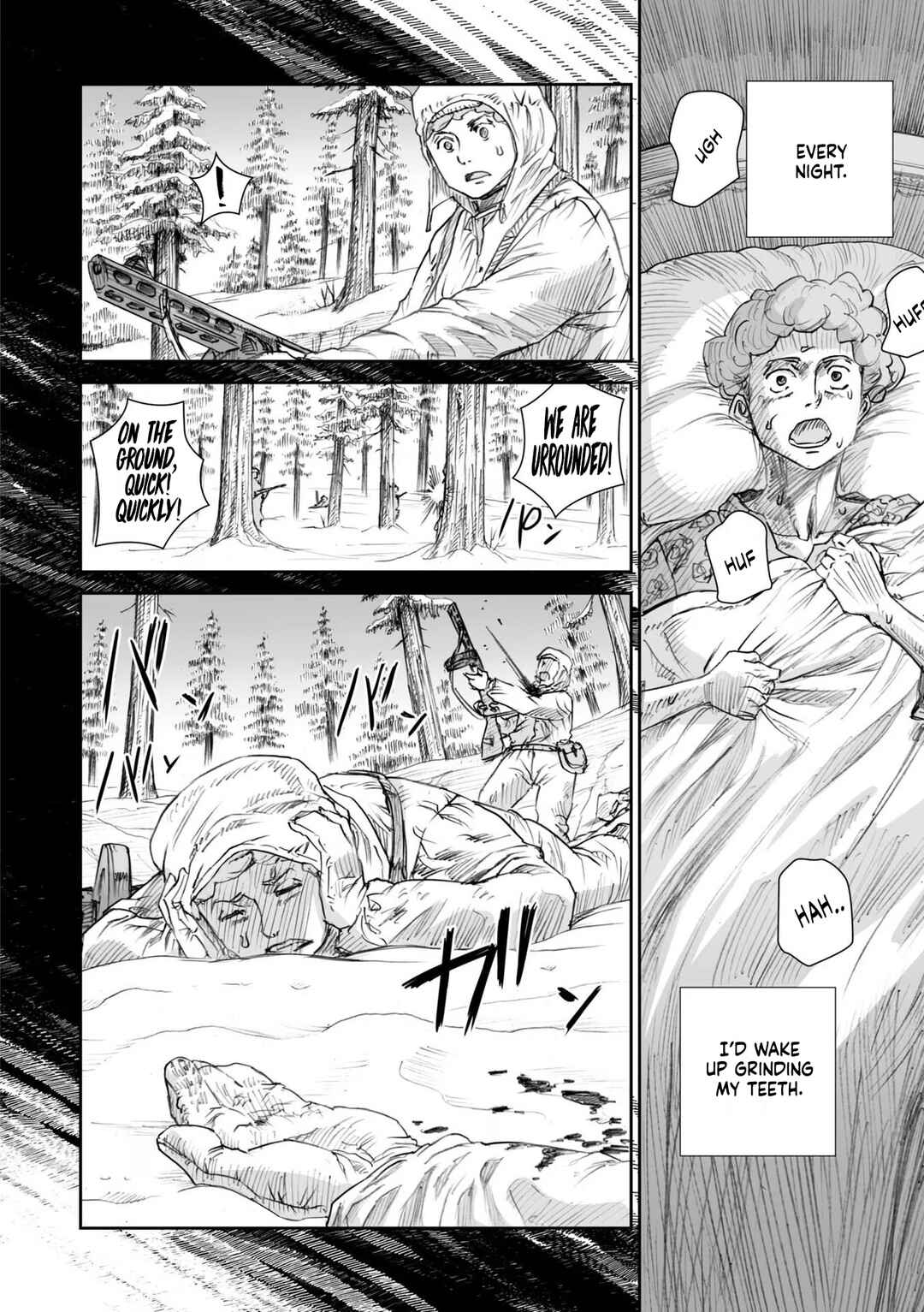 Sensou wa Onna no Kao wo Shiteinai Chapter 22.2 - Page 16