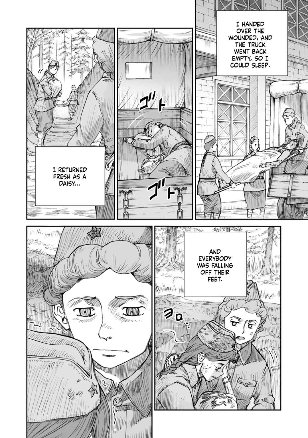 Sensou wa Onna no Kao wo Shiteinai Chapter 22.2 - Page 4