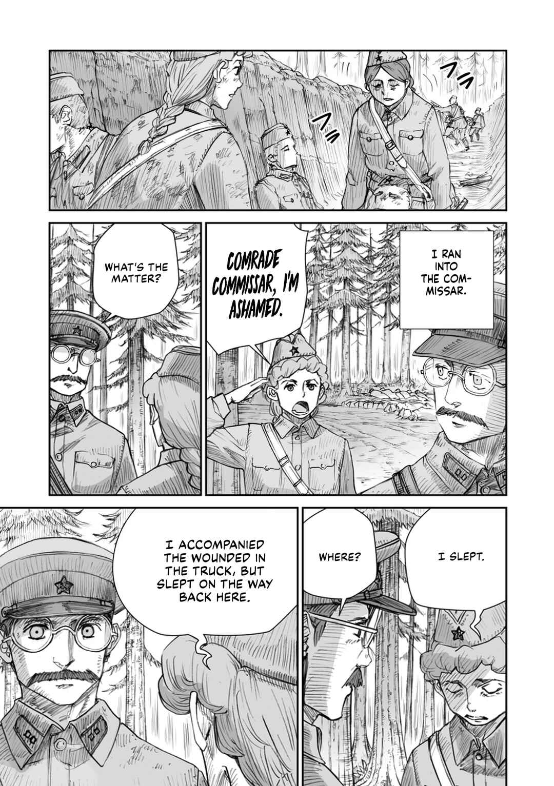 Sensou wa Onna no Kao wo Shiteinai Chapter 22.2 - Page 5