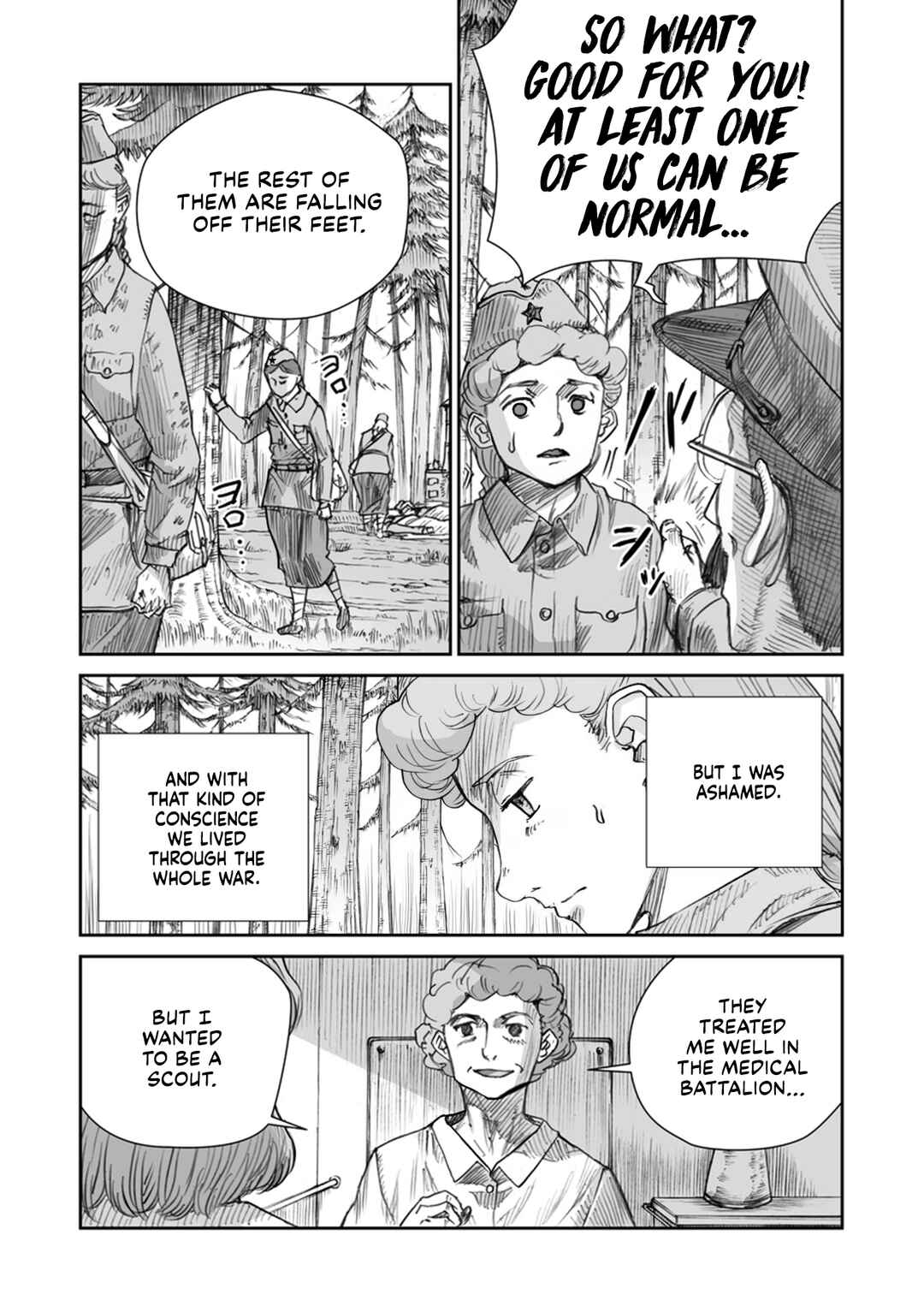 Sensou wa Onna no Kao wo Shiteinai Chapter 22.2 - Page 6