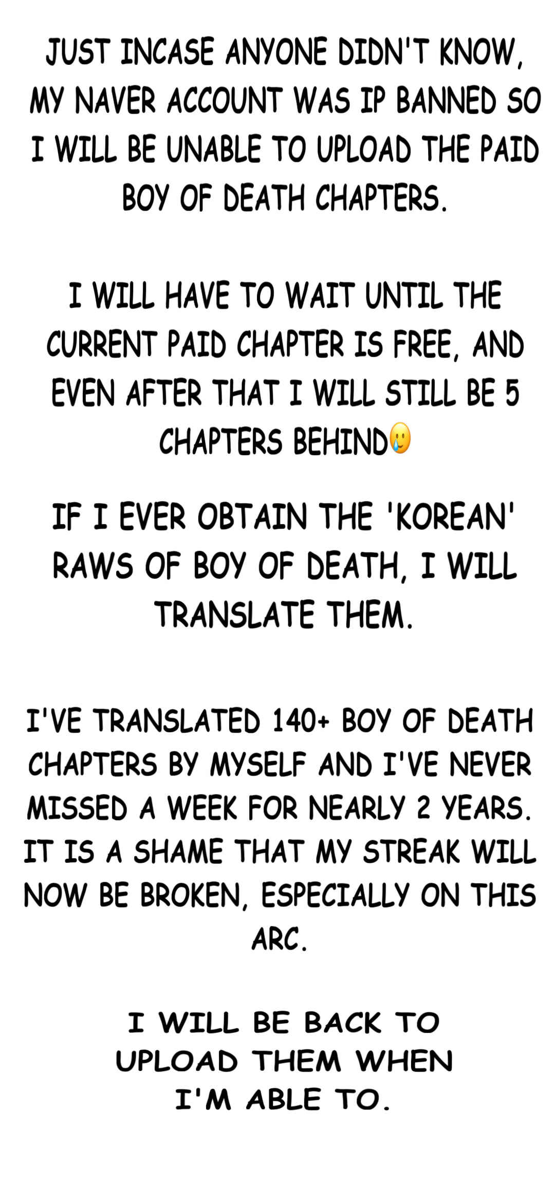 The Boy of Death Chapter 292.5 - Page 1