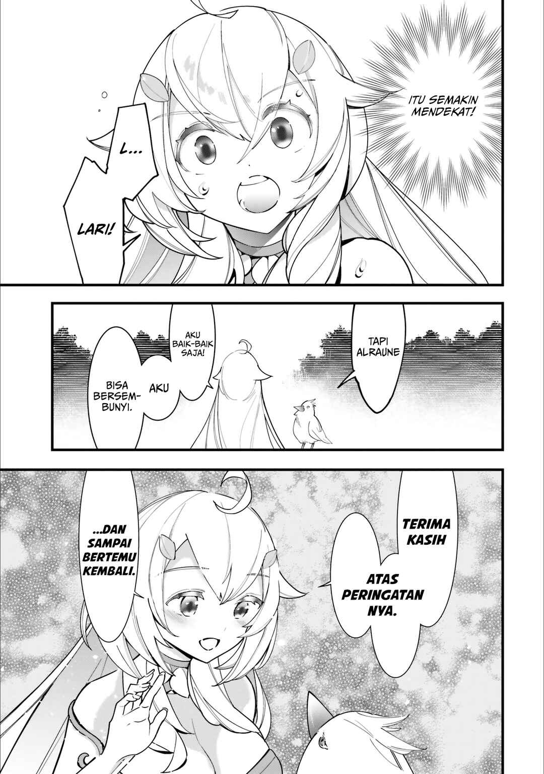 Shokubutsu Monster Musume Nikki: Seijo datta Watashi ga Uragirareta Hate ni Alraune ni Tensei Shite Shimatta node, kore kara wa Kougousei o Shinagara Shizuka ni Shokubutsu Life o Sugoshimasu Chapter 13 - Page 22