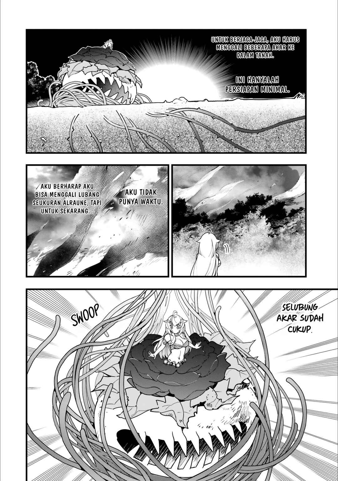 Shokubutsu Monster Musume Nikki: Seijo datta Watashi ga Uragirareta Hate ni Alraune ni Tensei Shite Shimatta node, kore kara wa Kougousei o Shinagara Shizuka ni Shokubutsu Life o Sugoshimasu Chapter 13 - Page 25