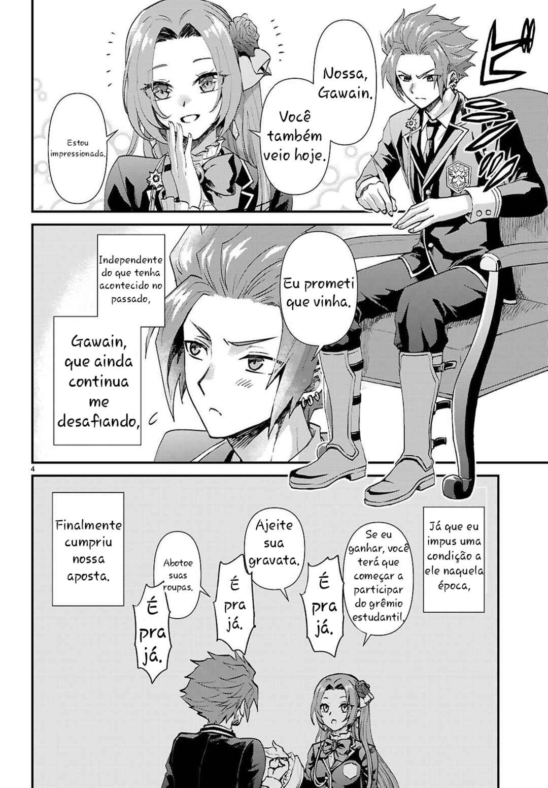 Danshi Koukousei, Otome Game no Akuyaku Reijou ni Tensei Suru. Chapter 8 - Page 4